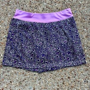 PGA Tour Floral Tie Dye Golf Tennis Faux Wrap Skort Size M